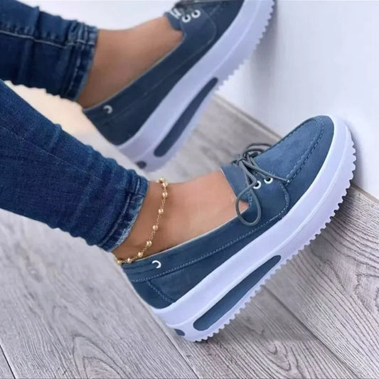 New Style Women Wedges Platform Sneakers