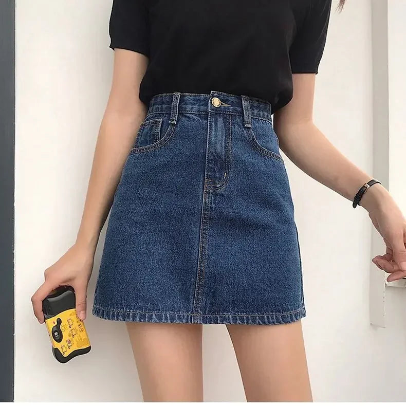 Denim High Waist Sexy Tight Hip Skirts