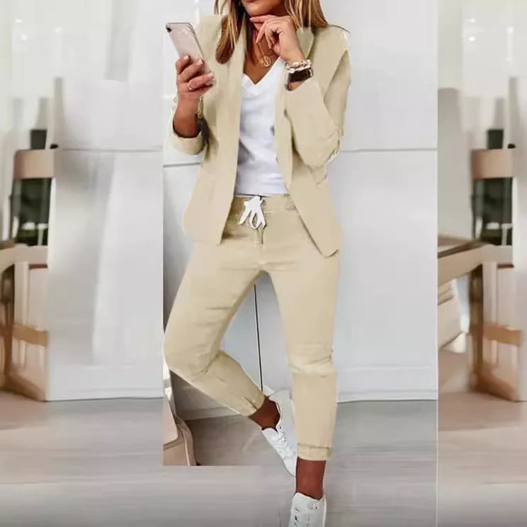 Two Pieces Sets Blazers Coat And Pants