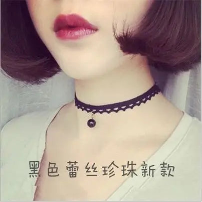 Black Velvet Choker Necklace  Sexy Lace Necklaces