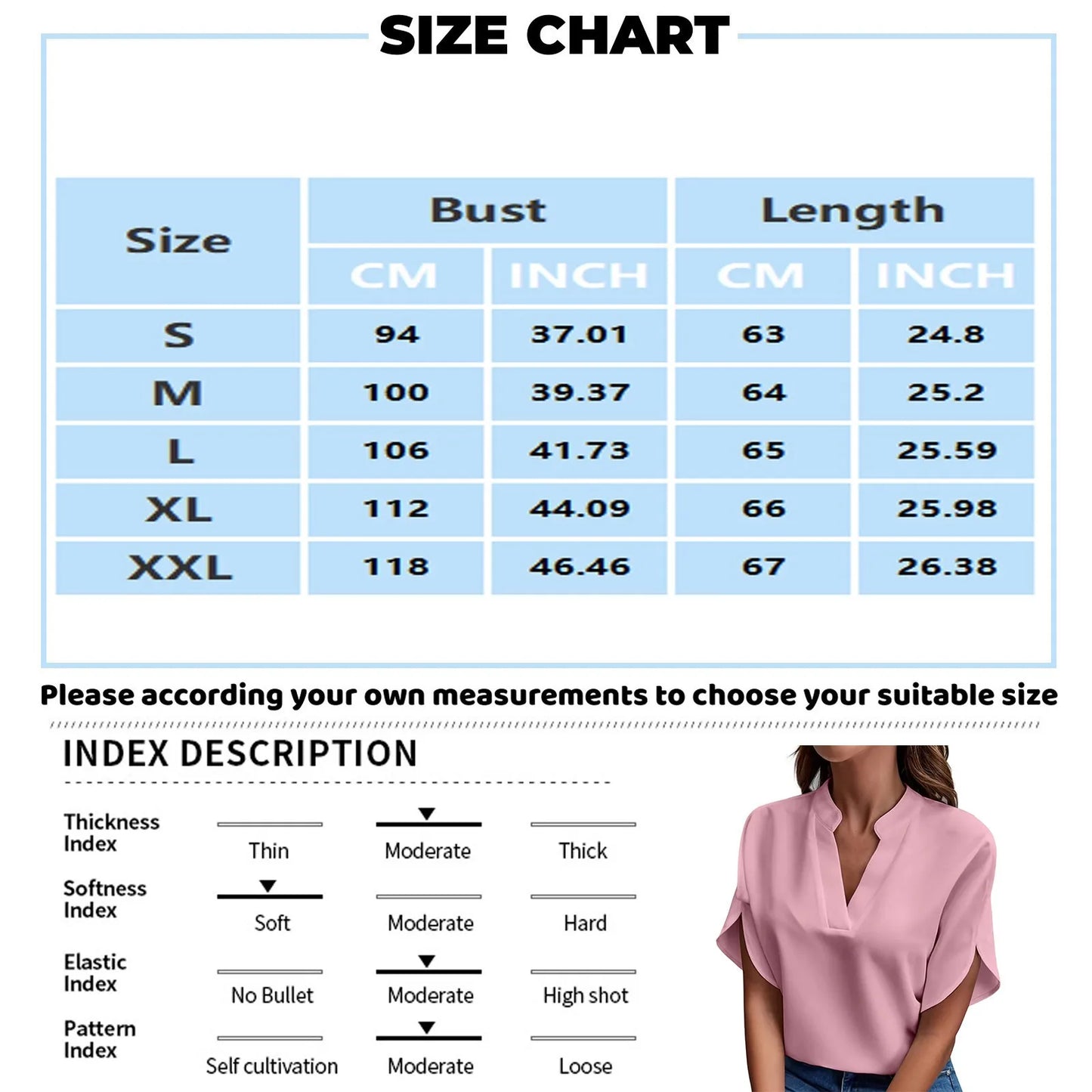 Short Sleeve Solid V Neck Loose Blouses