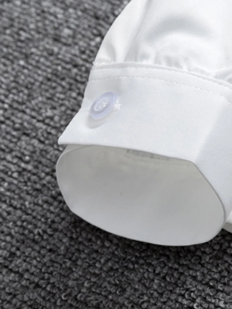 Fashion Long Sleeve Casual Turn Down Collar