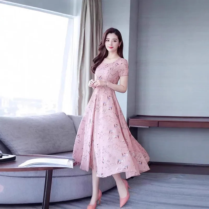 Summer Floral Print Women's Dress