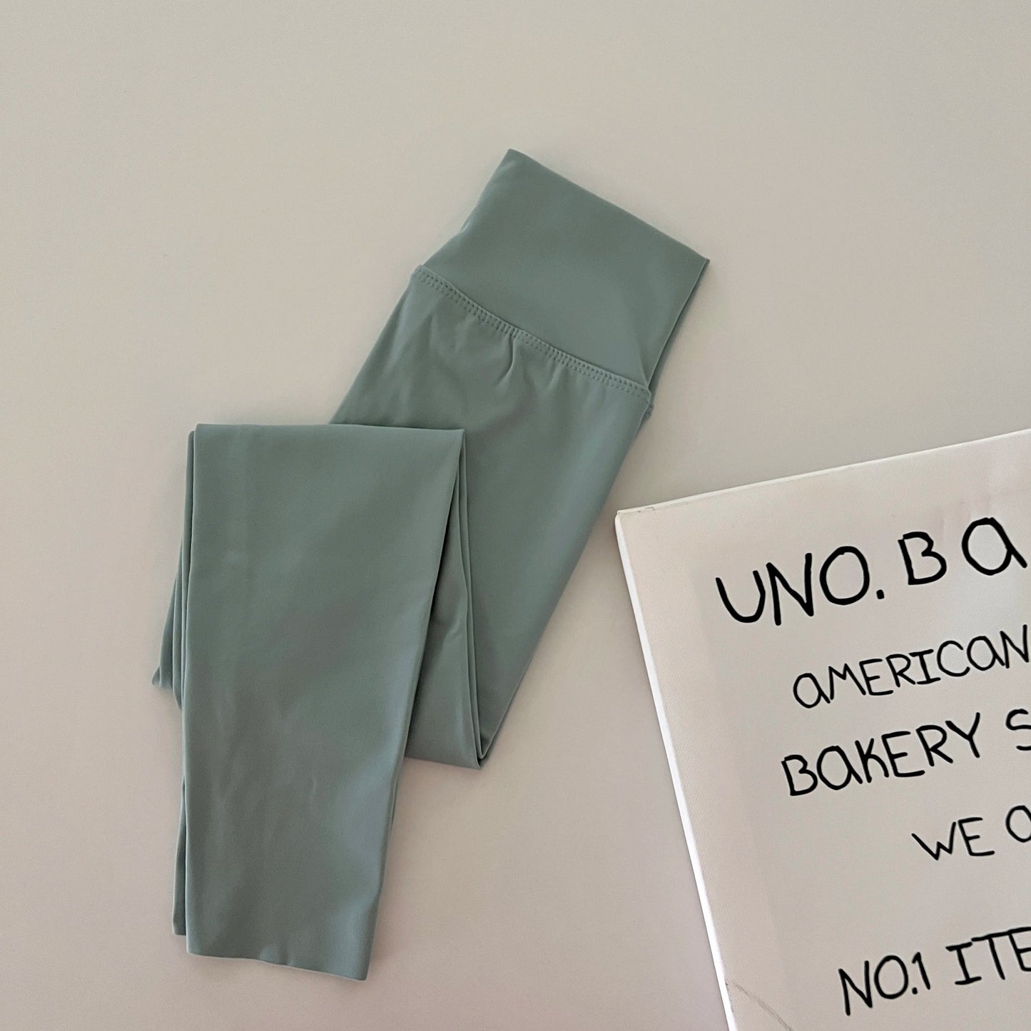 Girl Pants Black Cotton Spandex High Waist