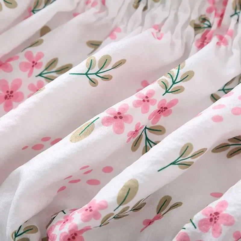 Pleat Design Slim Elastic Waist Cropped T-shirt