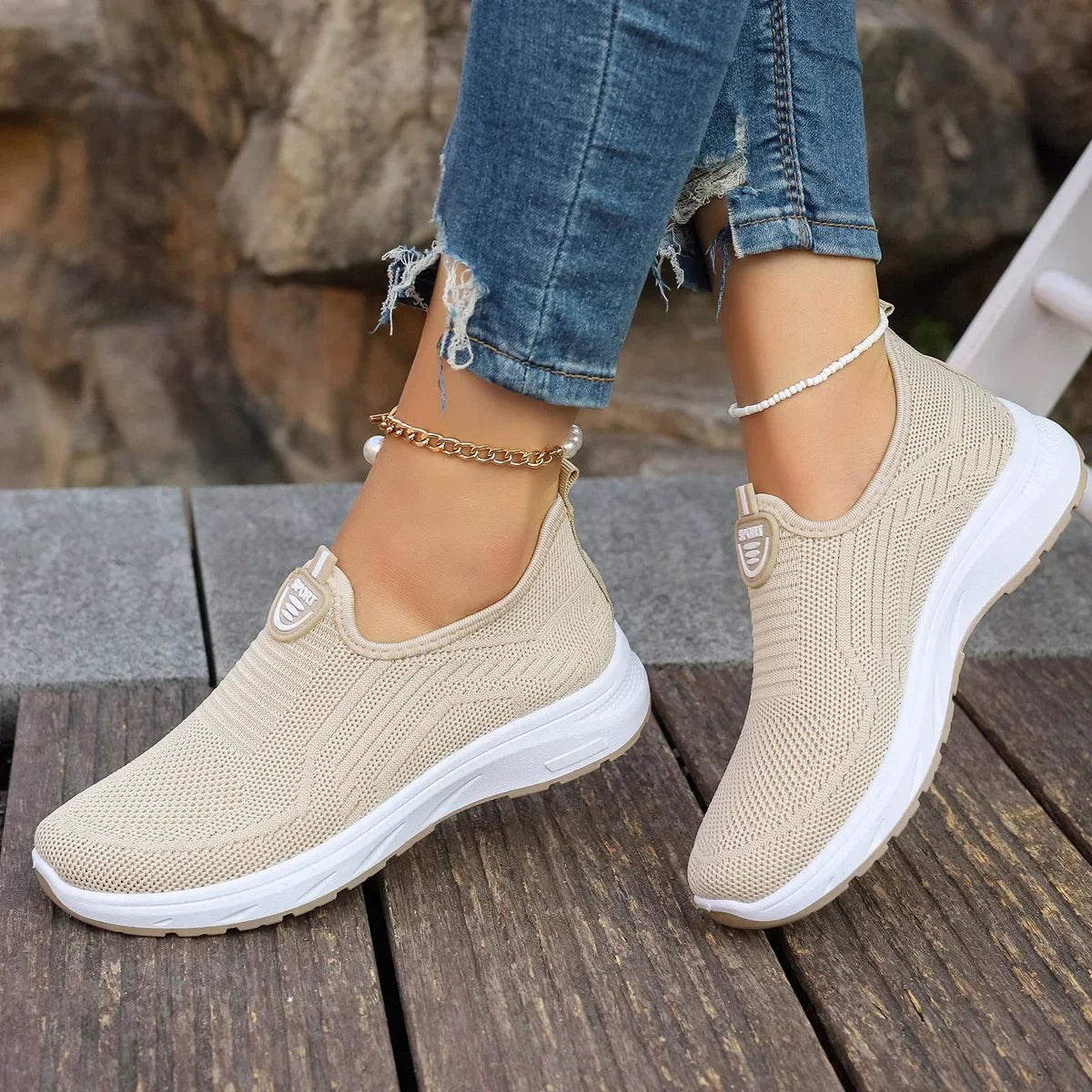 Lightweight Breathable Big Size Lady Flats