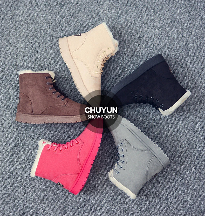 New Fashion Women Boots Winter Snow Boots