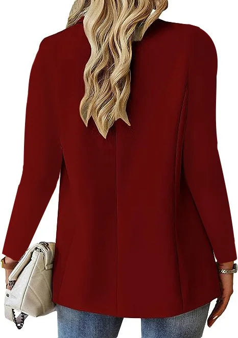 Oversized Blazer Jacket Coat Lapel Long Sleeve