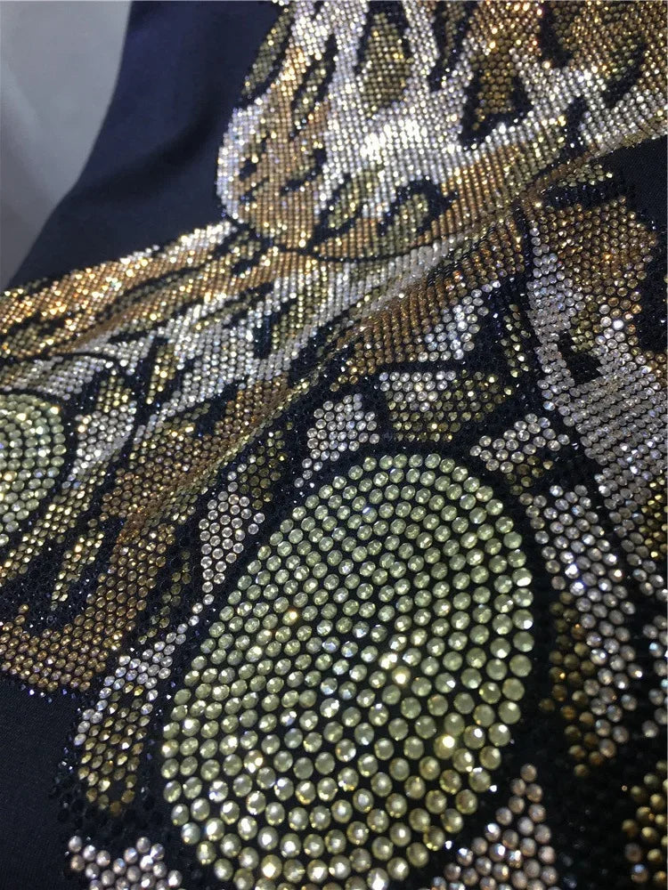 Leopard Print Dress Short Sleeves  Women's Top