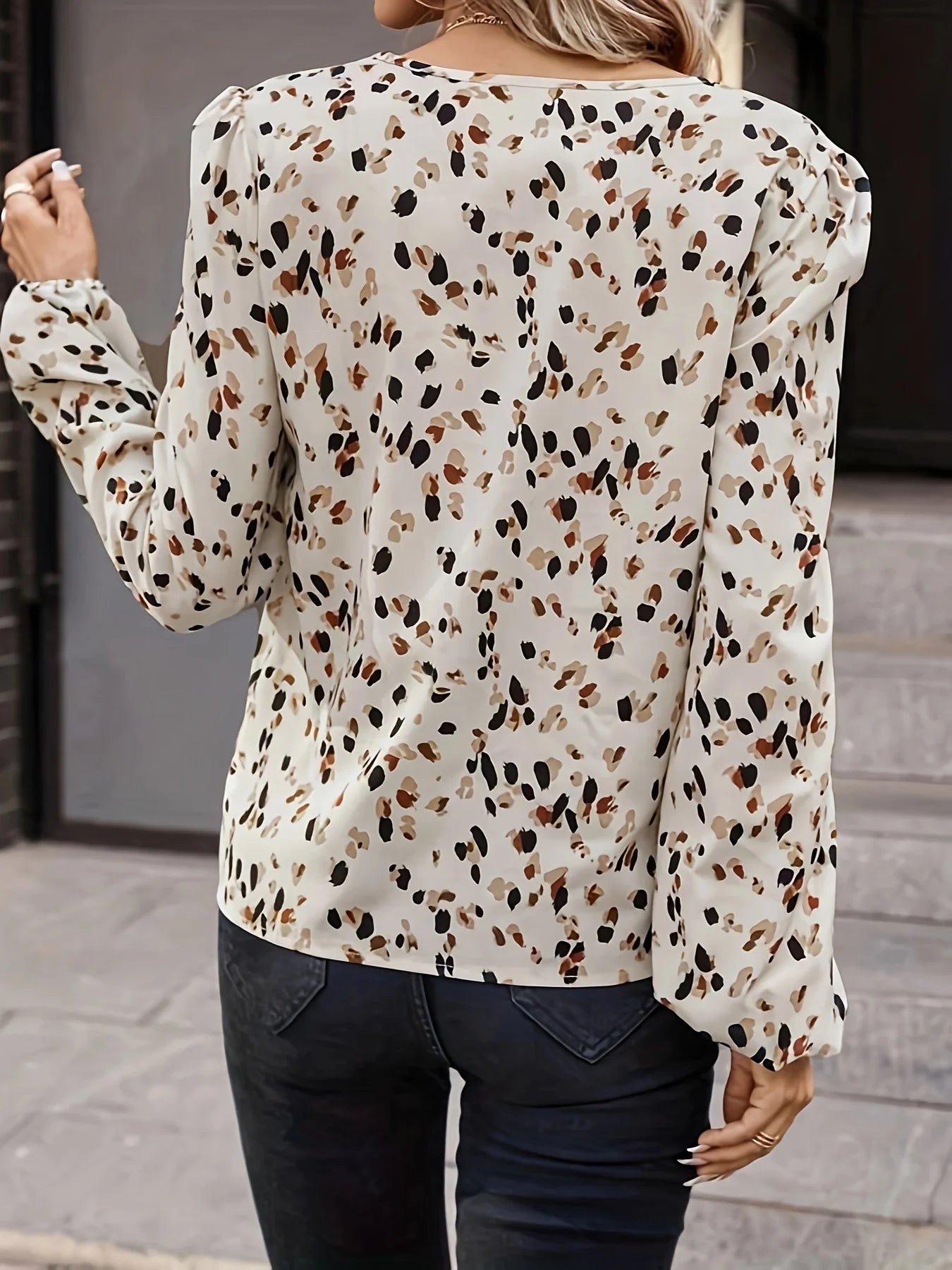 Summer V Neck Long-Sleeved Shirt