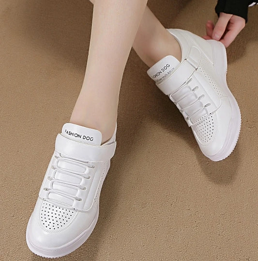 High Top Wedge Platform Sneakers
