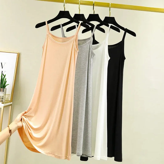 Plus Size Long Thin Underdress  Ankle-length