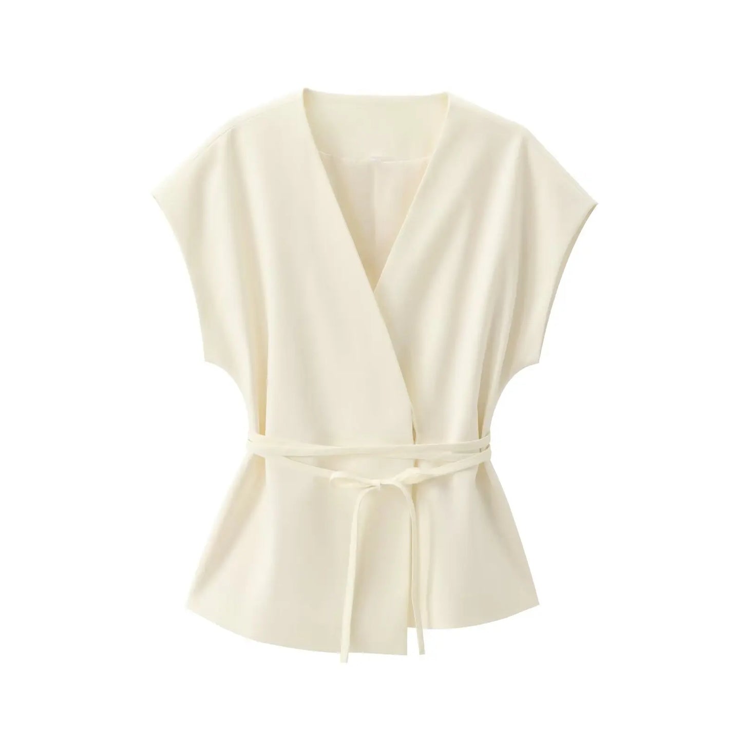 Trouser Suits Sleeveless V-Neck  2 Piece Set