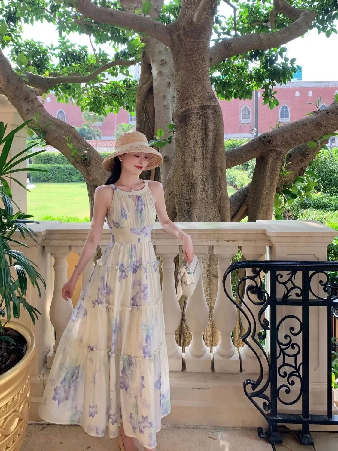 Sundress Off Shoulder Sleeveless Maxi