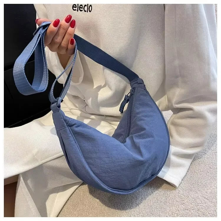 Nylon Hobo Large Capacity Tote  Shopper Bag