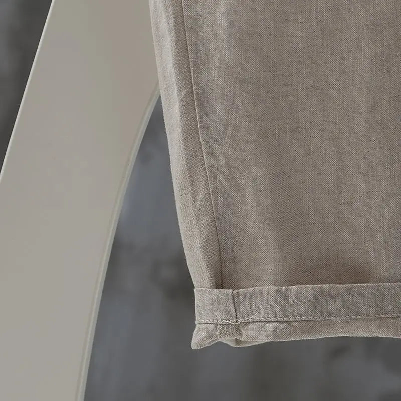 Casual Pants Cotton Button Chic Harem Trousers