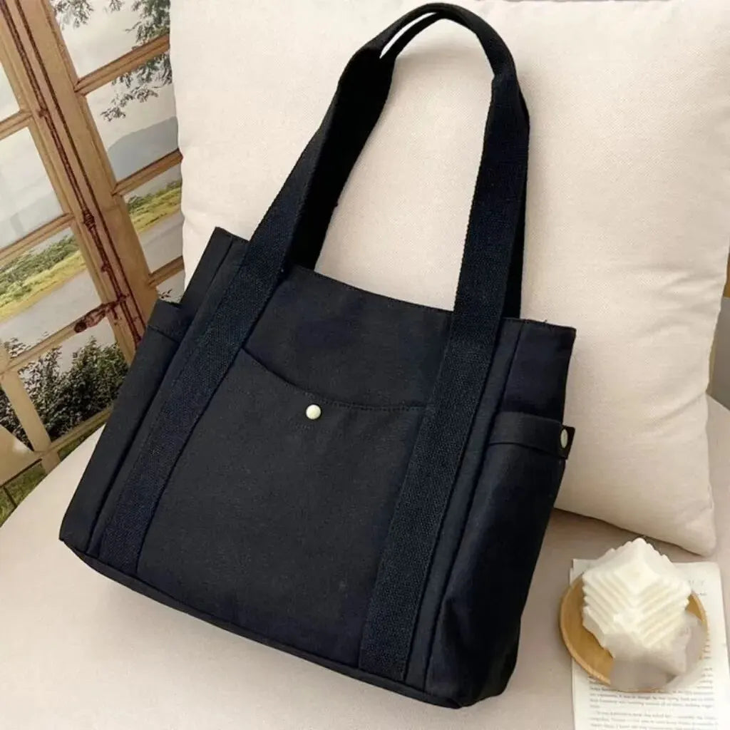 Large Capacity Tote Canvas Bag for Work