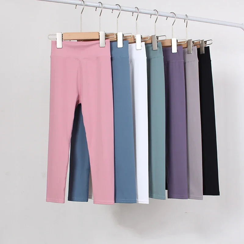 Kid Leggings Girl Thin Tights Sweatpants 2+y