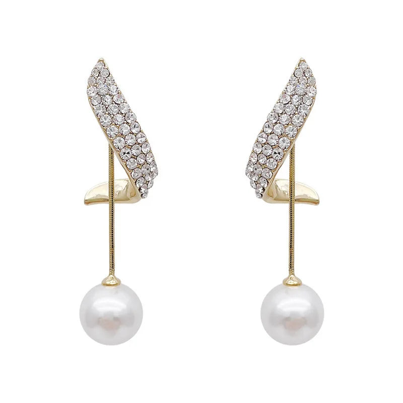 Elegant Imitation Pearl Dangle Earrings For Women