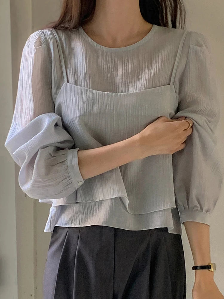 Unique Long Sleeve Tank Top Vest