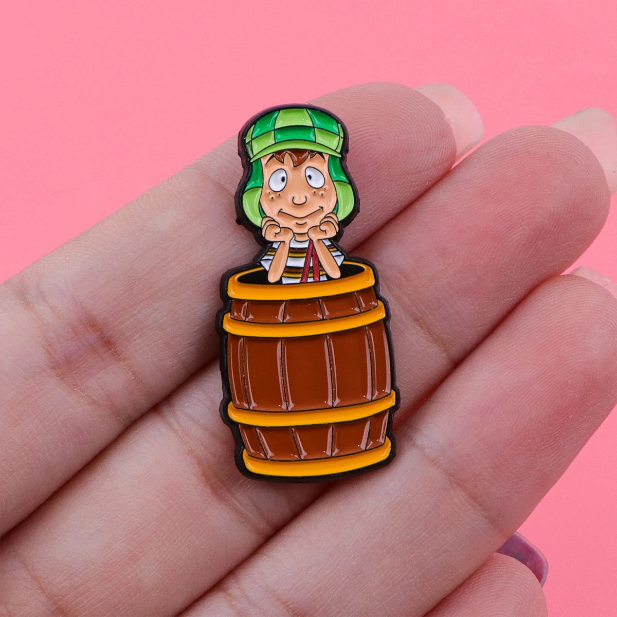 Cartoon Kid Enamel Pin  Pines Lapel Pin