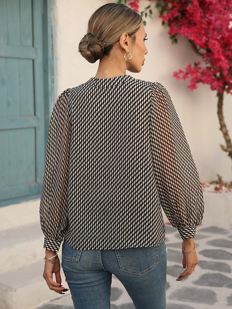 Summer Stylish chiffon Women Blouses