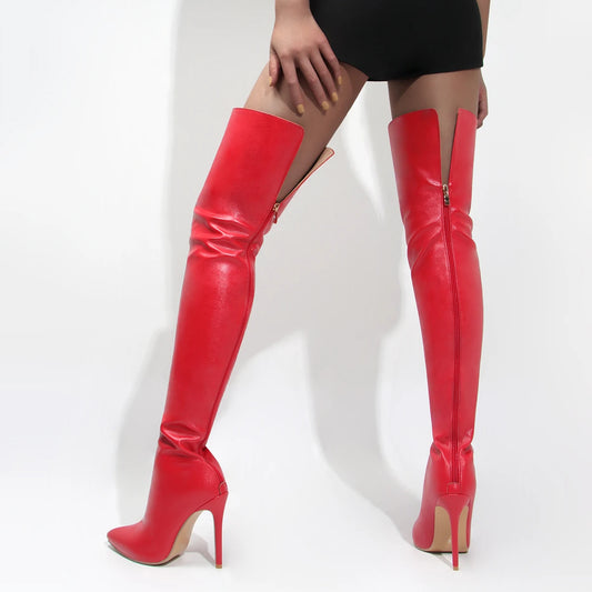 High Heels Over The Knee Boots