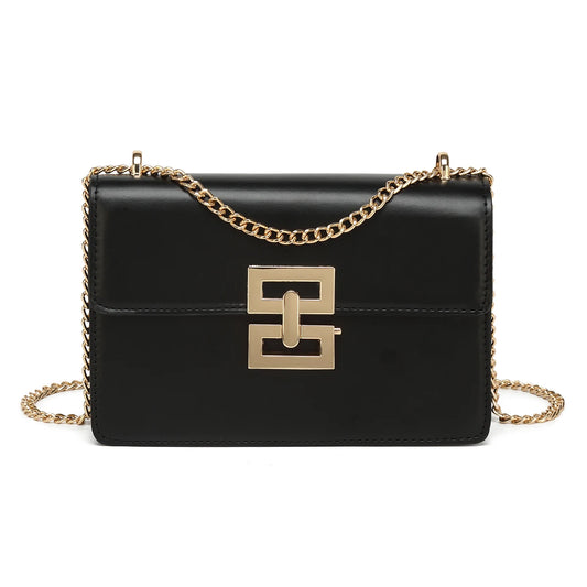 Belt decoration flip cover handbag crossbody bag