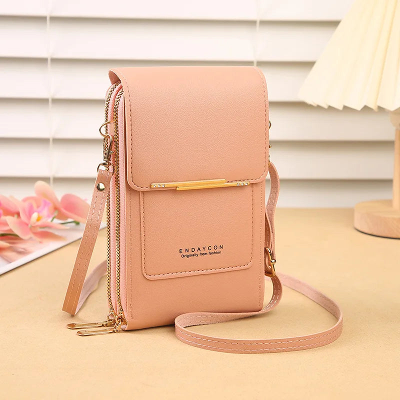 Crazy Bag Mobile Phone Card Holder Crossbody
