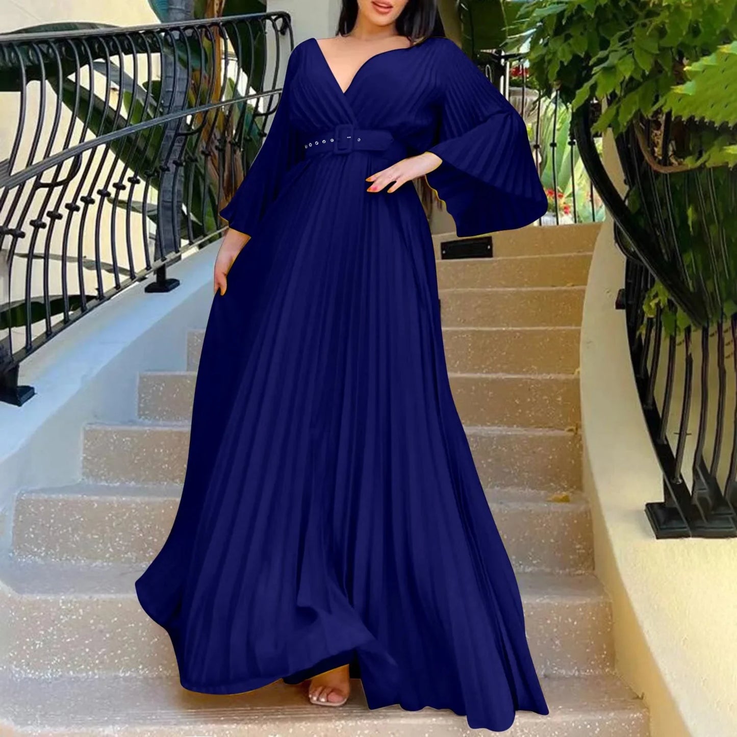 Plus Size Evening Dress Long Sleeves