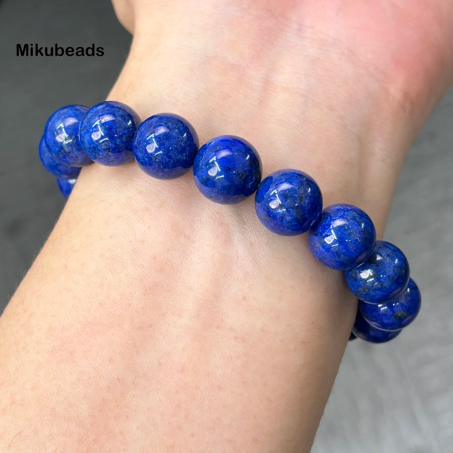 AAA Lapis Lazuli 12mm Smooth Round Stone 2