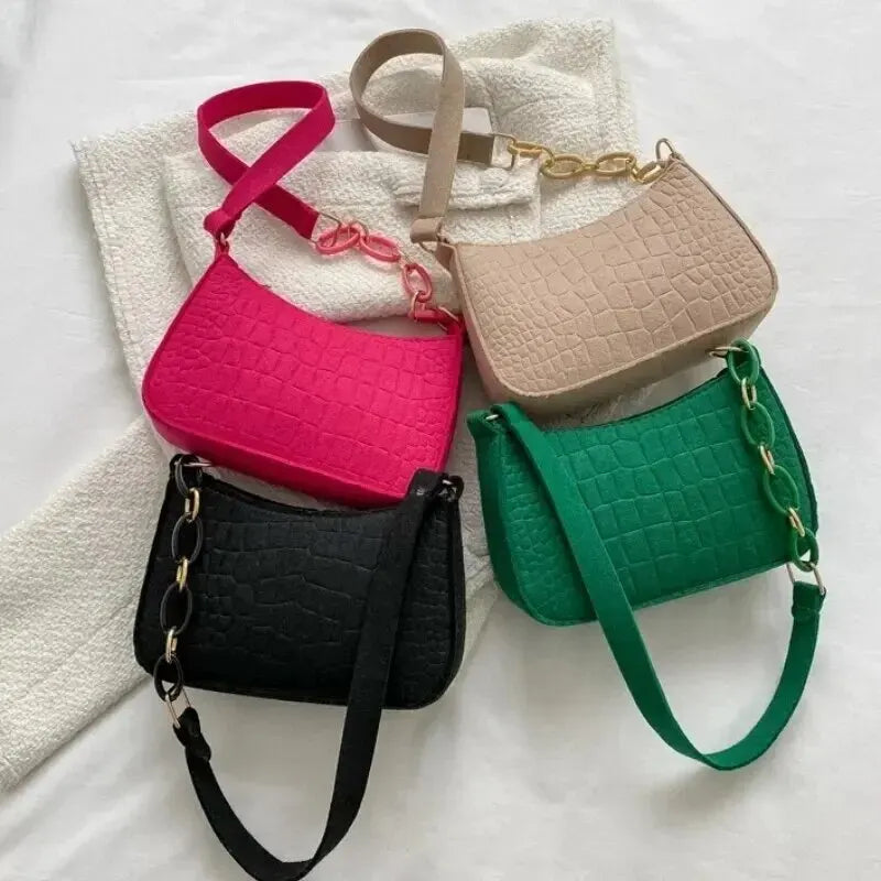 Popular Retro Gentle Temperament Small Square Bag