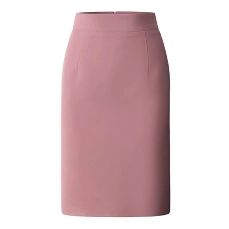 Office Pencil Skirts Elegant Slim High Waist