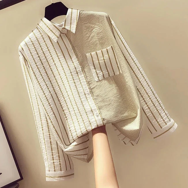 Chiffon Summer  Full Long Sleeve Top