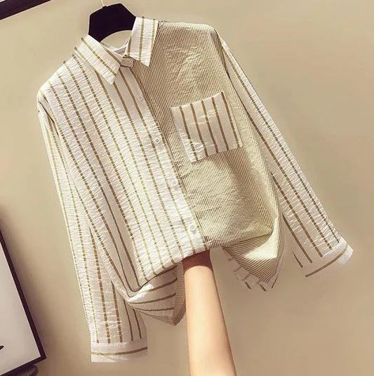 Chiffon Summer  Full Long Sleeve Top