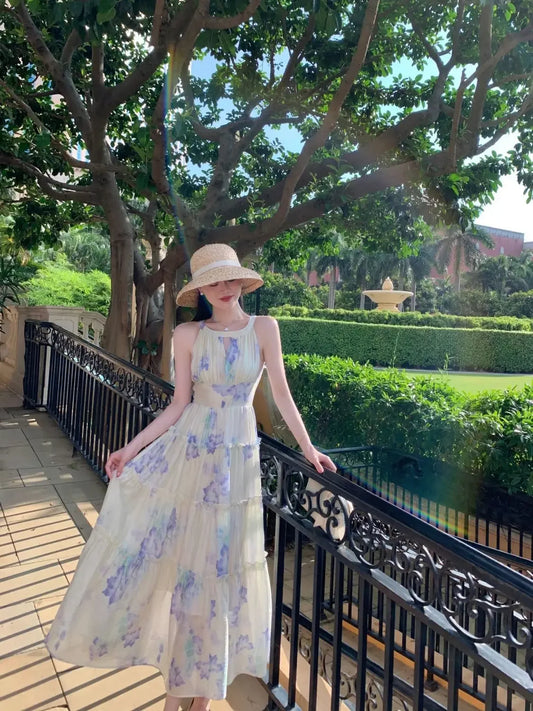 Sundress Off Shoulder Sleeveless Maxi