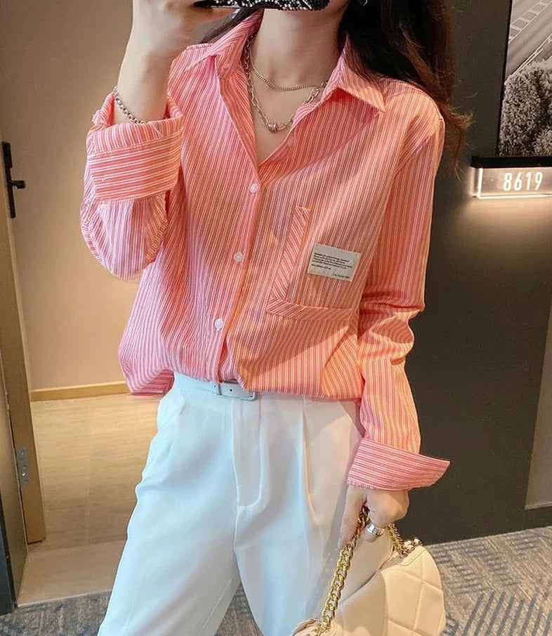 Blended Full Long Sleeve Shirts