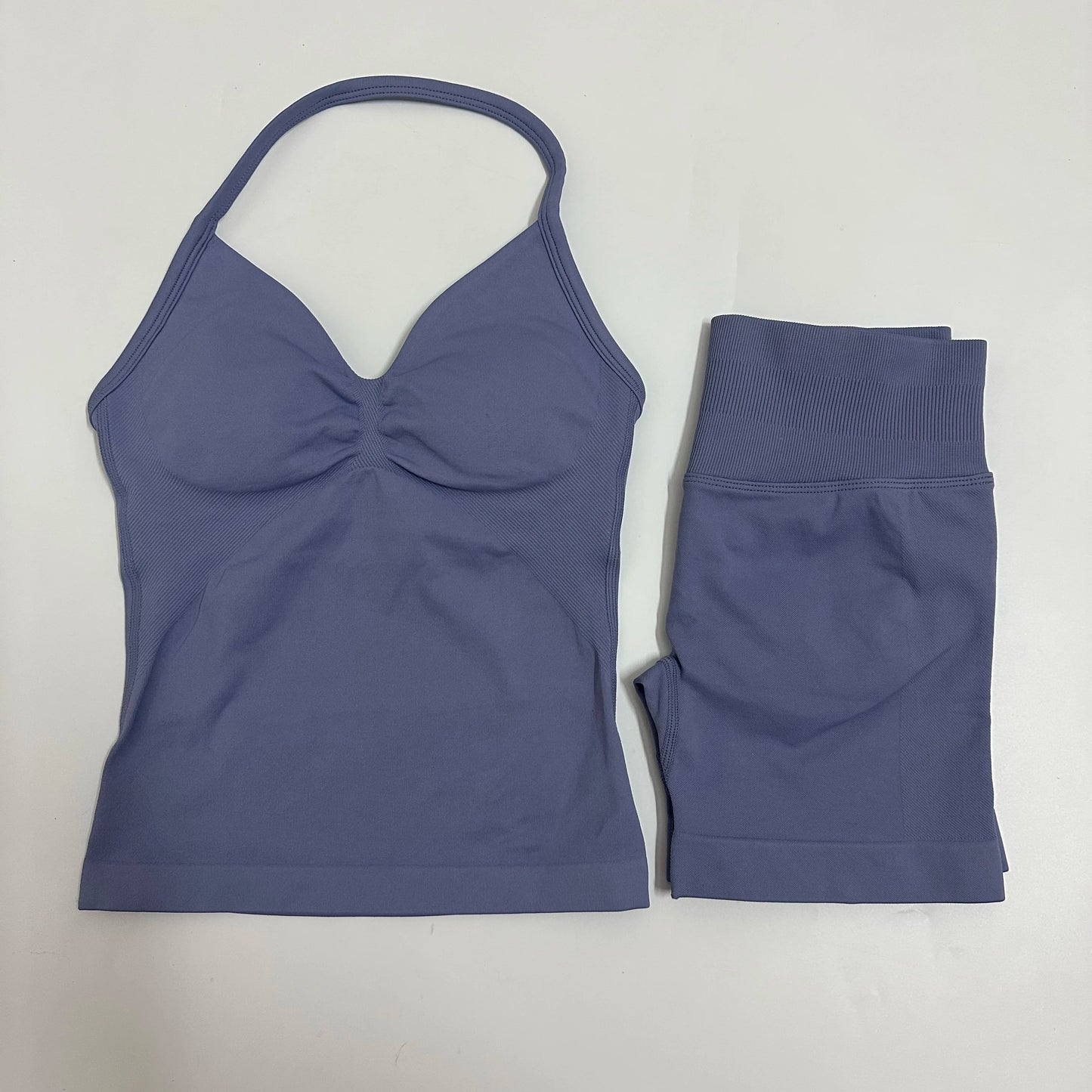 Yoga/Gym Set Backless Tank Tops High Waist