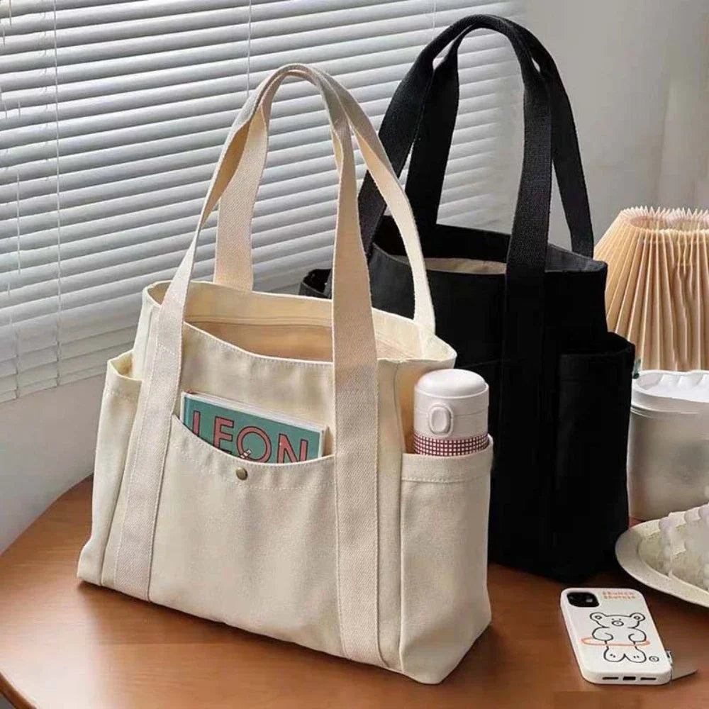 Large Capacity Canvas Tote  Shoulder Bag