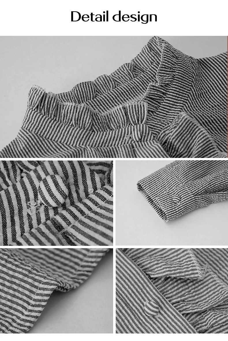 Solid Color Long Sleeve Ladies  Ruched Stand Collar