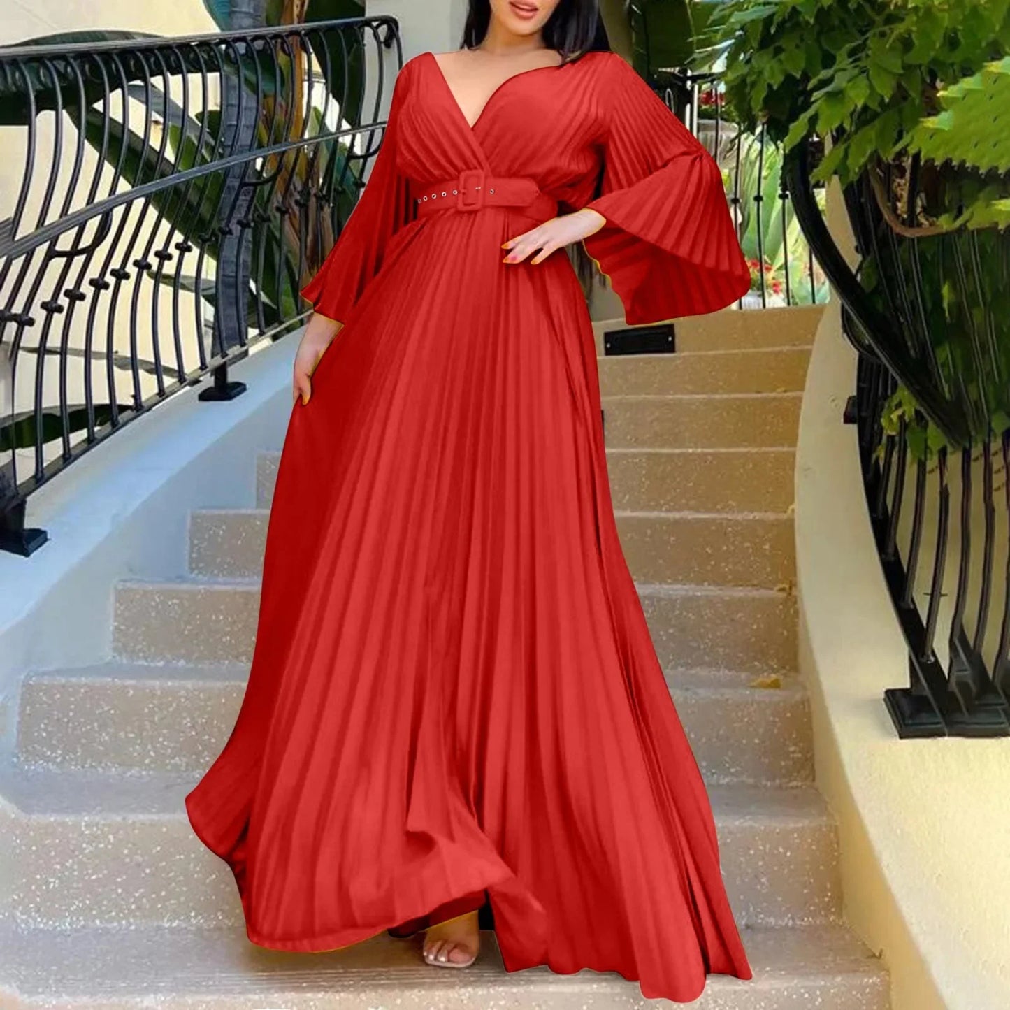 Plus Size Evening Dress Long Sleeves