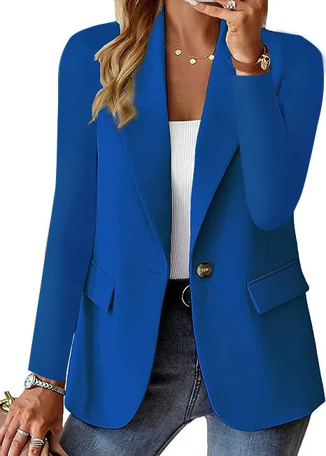 Oversized Blazer Jacket Coat Lapel Long Sleeve