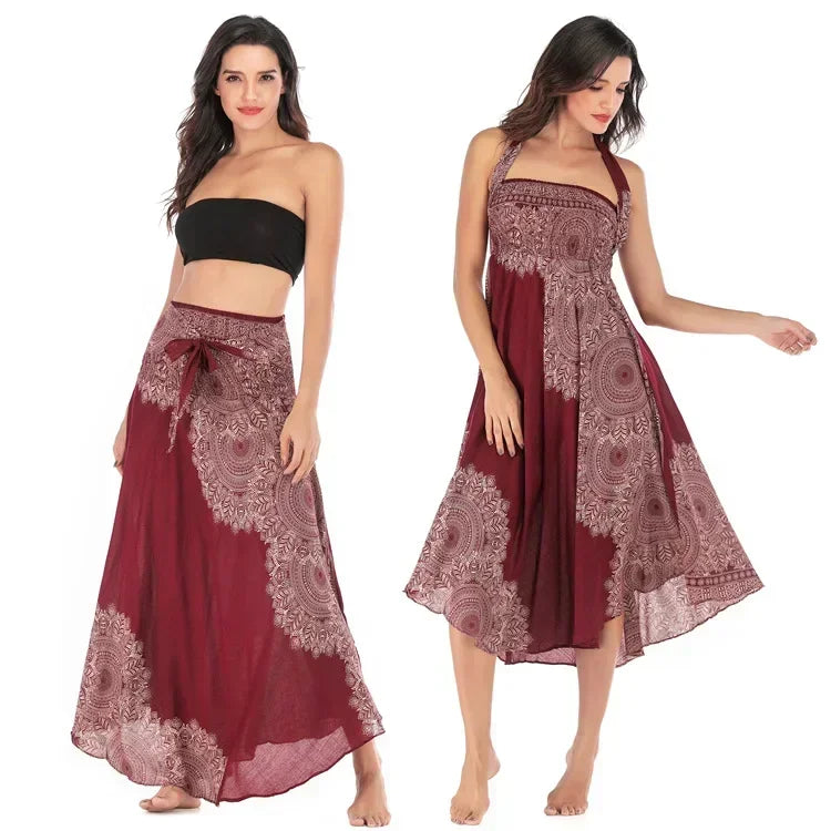 Long Skirts Boho Vintage