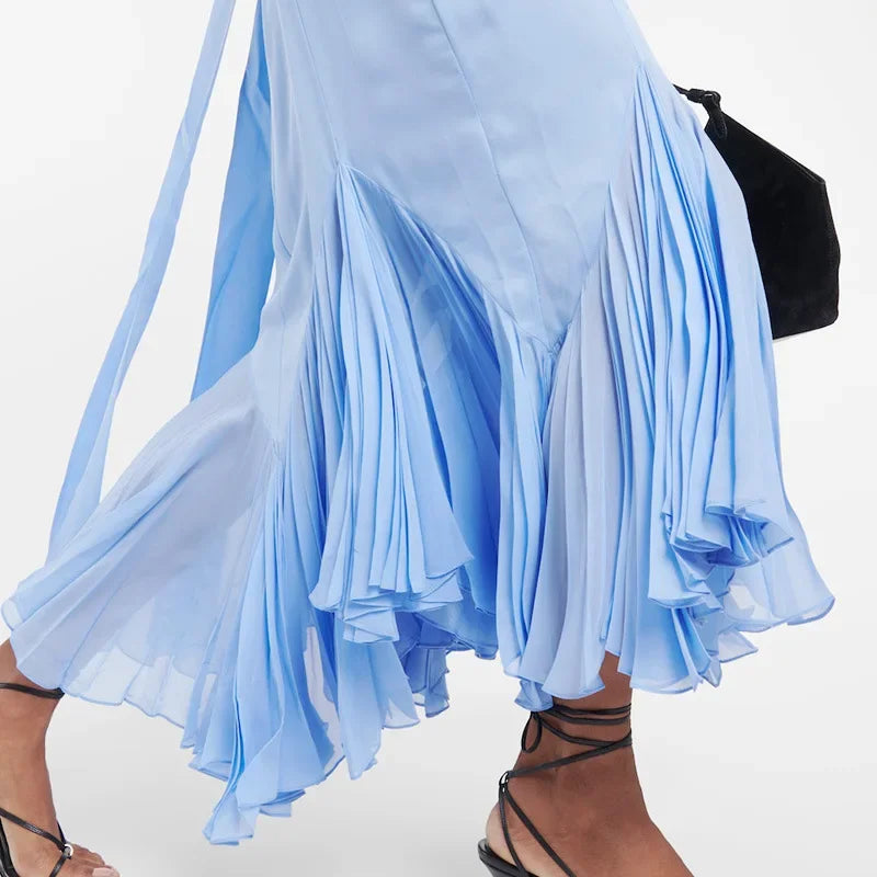 FashionableTank Dress Long A- Line Sexy