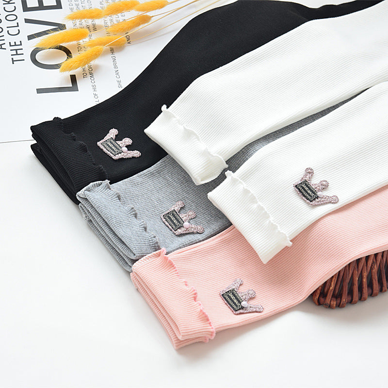 Baby Casual Leggings Thin Pants Princess  Socks