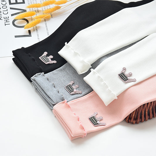 Baby Casual Leggings Thin Pants Princess  Socks