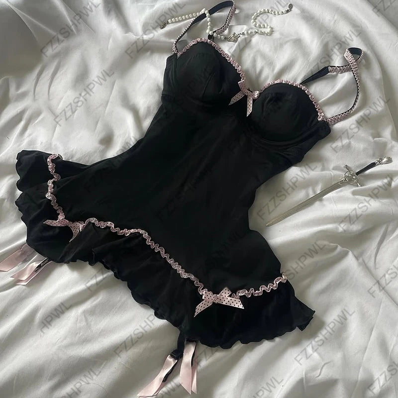 Flower Print Short Sleeve  Lace Sexy