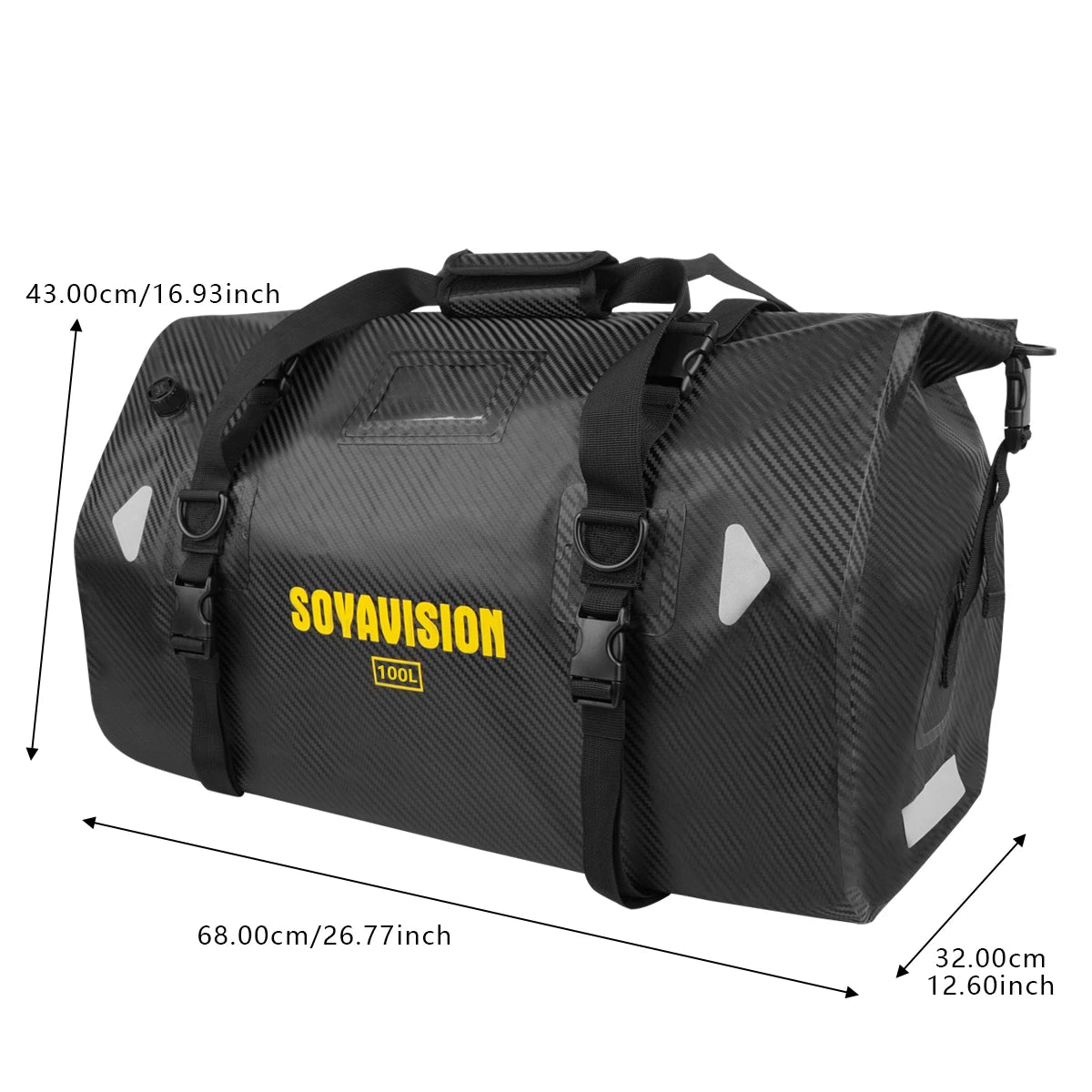 Motorcycle Dry Bag Waterproof Tail Duffle Bag