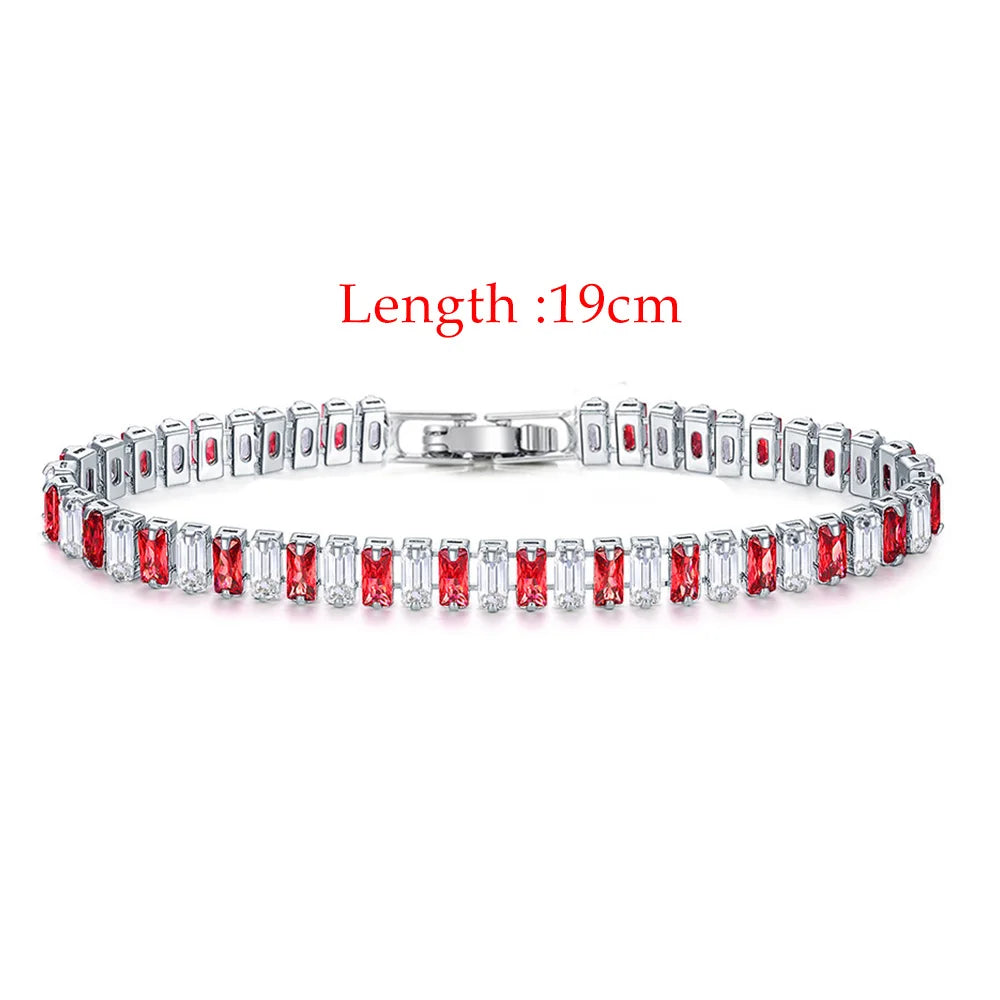 Iced Out Zircon Tennis Luxury Crystal Bracelet