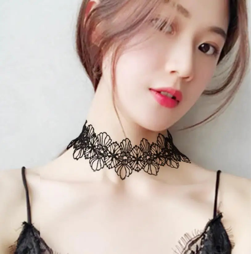 Black Velvet Choker Necklace  Sexy Lace Necklaces